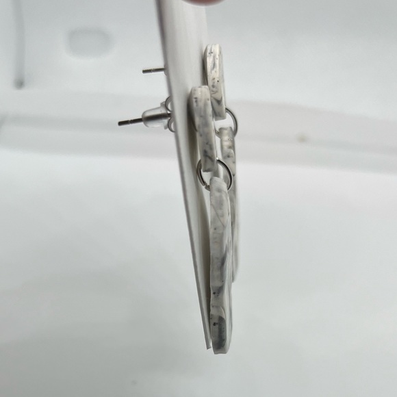 Marble Design Handmade Earrings - Picture 7 of 10